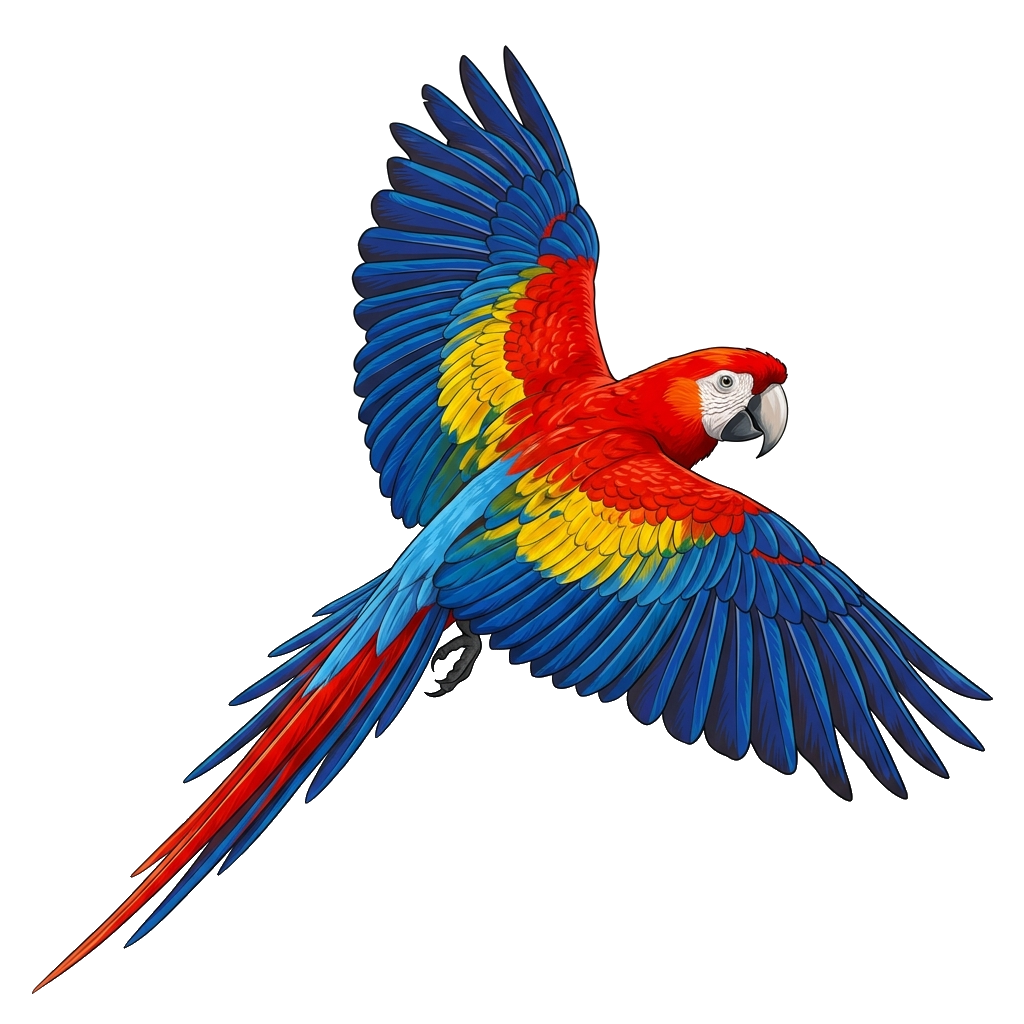 Lapa Roja de Costa Rica
